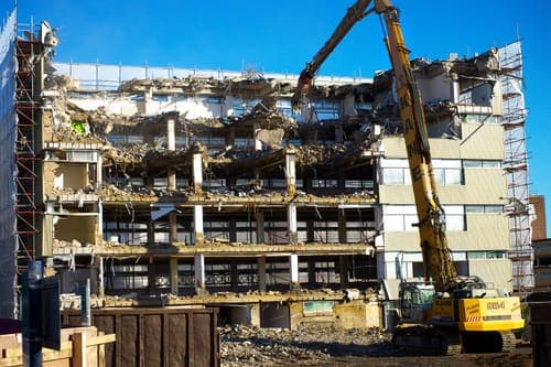 Commercial demolition in Chicago, IL
